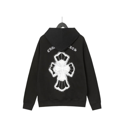 CHH Chrome Heart Hoodie Chrome Heart Sanskrit embroidered hooded sweater