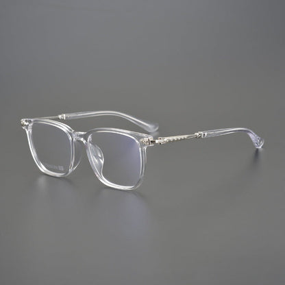 CHH Chrome Hearts Glasses Vintage Pure Titanium Black Frame Glasses