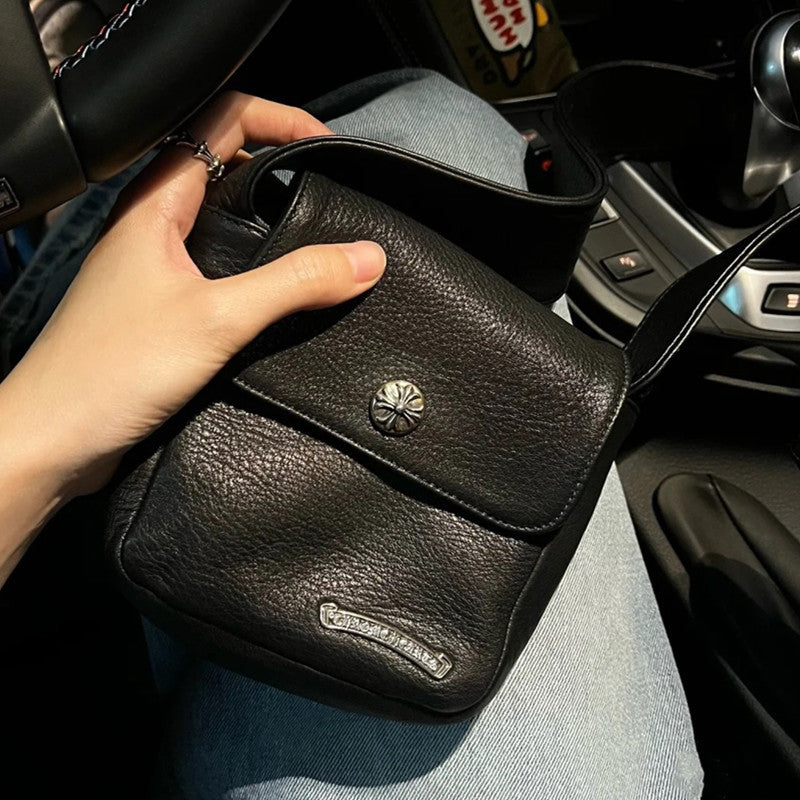 Chh Chrome Heart Leather Bag