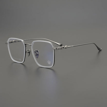CHH Chrome Hearts Glasses Light Luxury Pure Titanium Engraved Glasses Frame