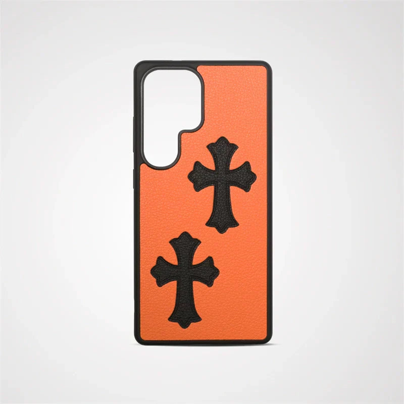 Chrome Hearts  (Multi-Color) Leather Samsung Case