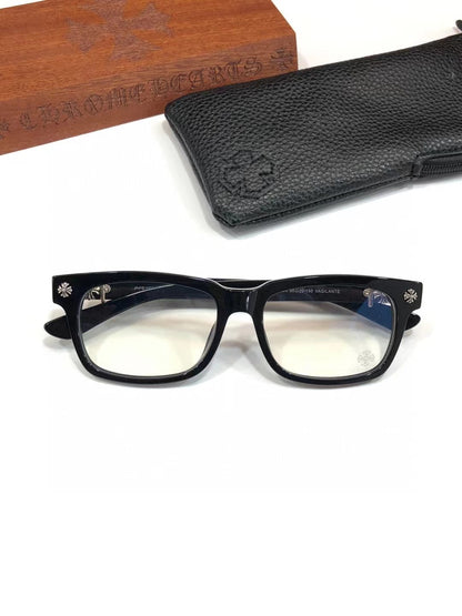 CHH Chrome Hearts Glasses Simple and generous retro square titanium myopia glasses frame