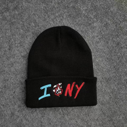 Chh chrome hearts knitted hat fall and winter style