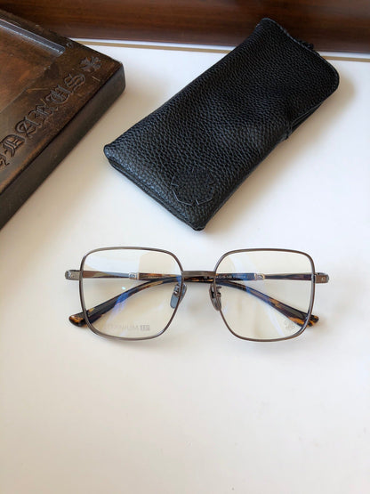 CHH Chrome Hearts Glasses Stylish Exquisite Pure Titanium Box Glasses Frame