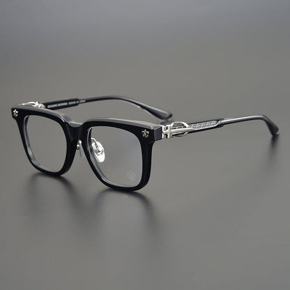 CHH Chrome Hearts Glasses Square Frame Titanium Frame Myopia Glasses Frame