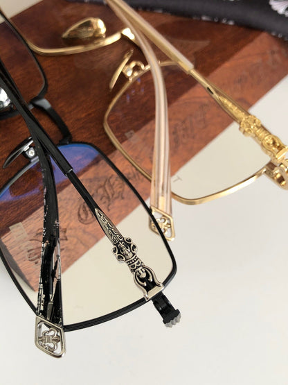 CHH Chrome Hearts Glasses Concise Atmospheric Box Titanium Frame Business Glasses Frame