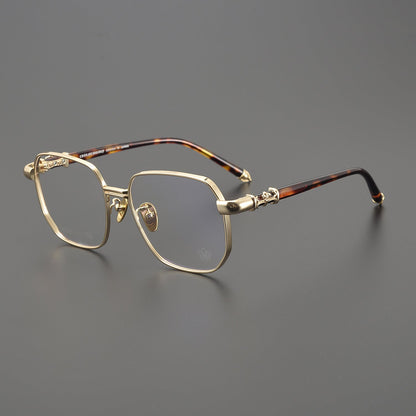 CHH Chrome Hearts Glasses Vintage Large Frame Versatile Myopia Glasses Frame