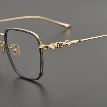 CHH Chrome Hearts Glasses Light Luxury Carved Pure Titanium Myopia Glasses Frame
