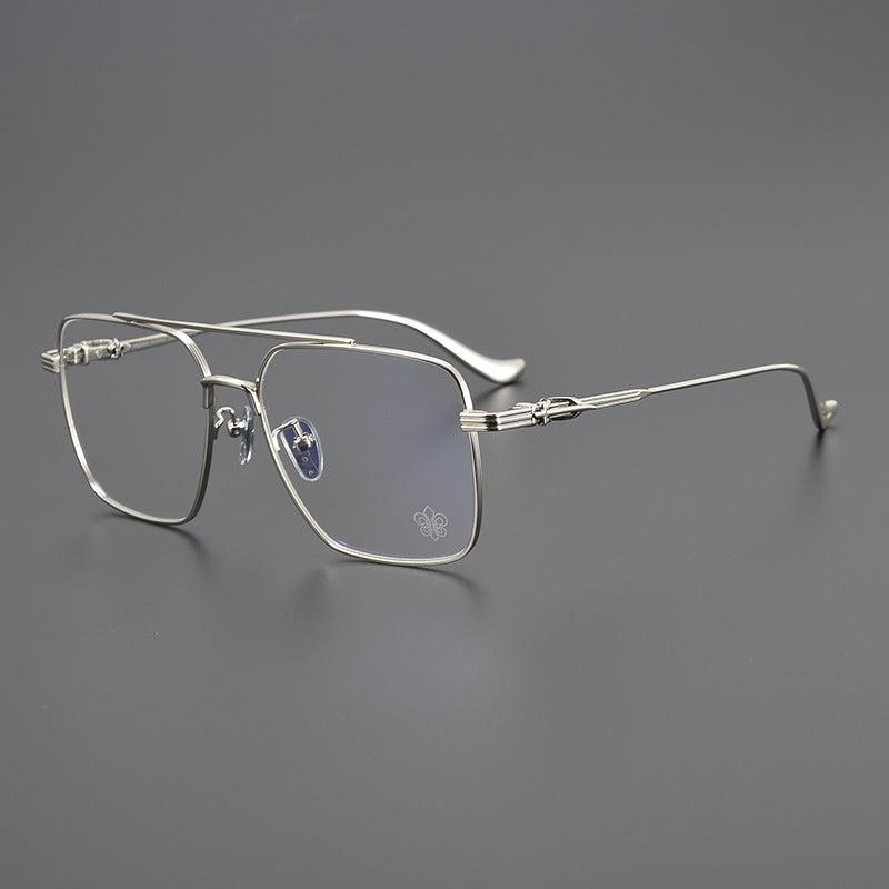 CHH Chrome Hearts Glasses Double Beam Large Frame Myopia Glasses Frame