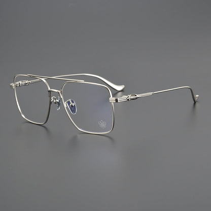 CHH Chrome Hearts Glasses Double Beam Large Frame Myopia Glasses Frame