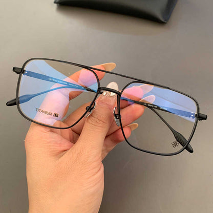 CHH Chrome Hearts Glasses Double Beam Vintage Toad Mirror Glasses Frame