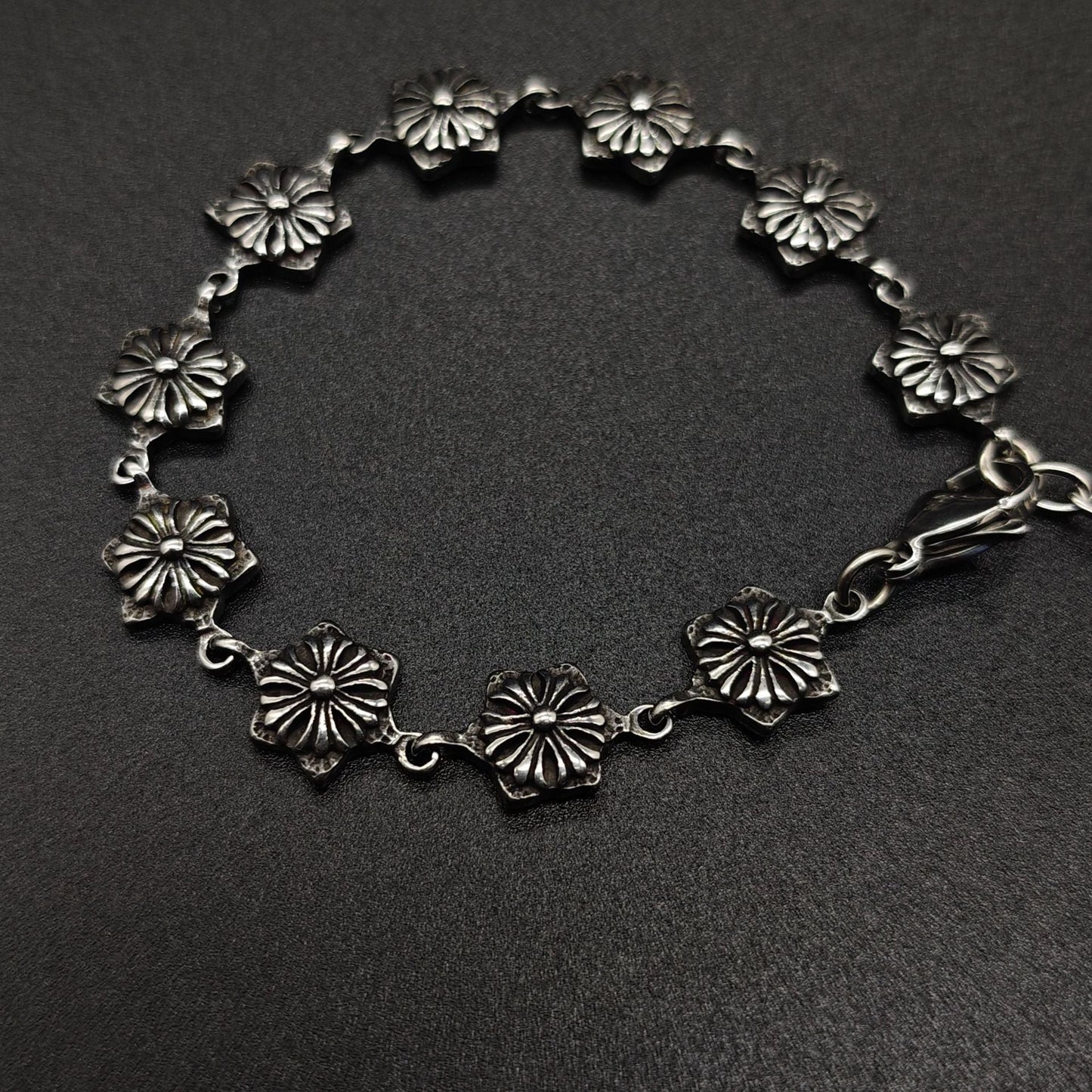 Chrome Hearts old retro Scout Flower bracelet