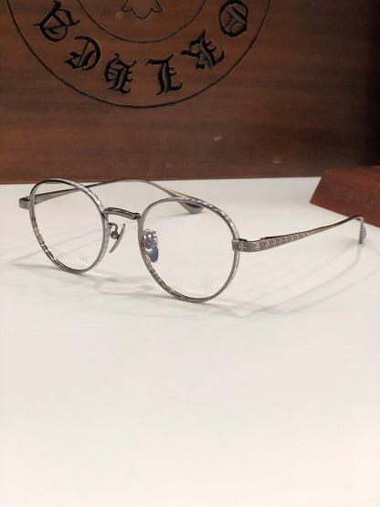 CHH Chrome Hearts Glasses Titanium Frame Glasses Frame Retro Literary Myopia Glasses Frame