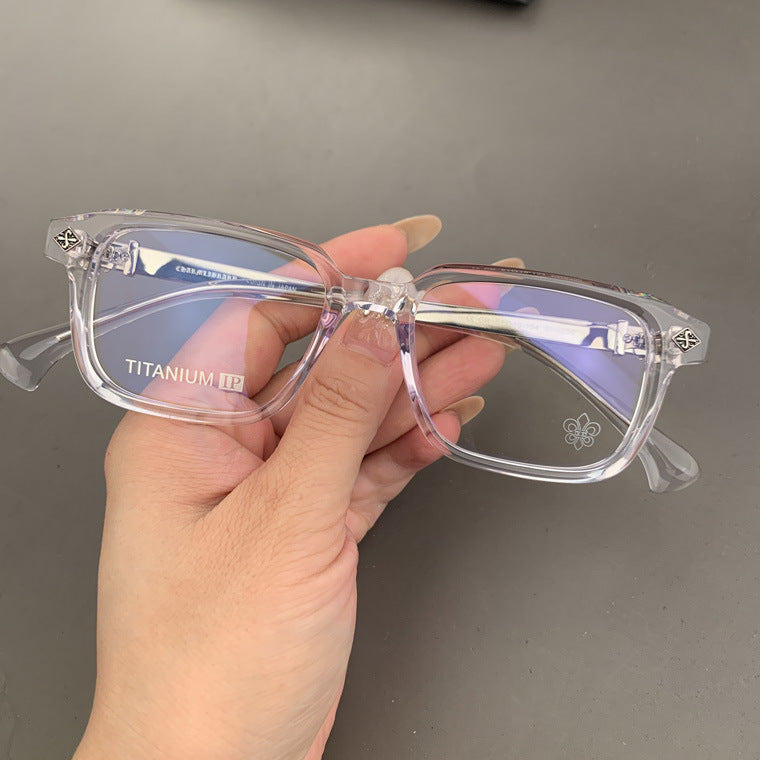 CHH Chrome Hearts Glasses Vintage Pure Titanium Square Myopia Glasses Frame