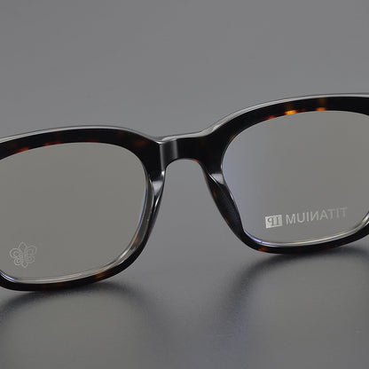 CHH Chrome Hearts Glasses Plain Silver Versatile Flat Mirrors Myopia Glasses Frame