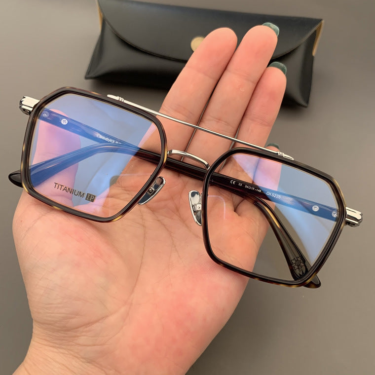 CHH Chrome Hearts Glasses Vintage Myopia Black Frame Ultra Light Glasses Frame