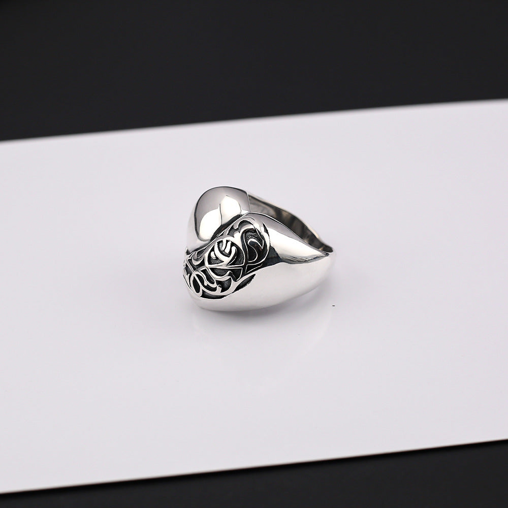 Chrome Hearts Peach Heart Vine Heart Shaped Ring