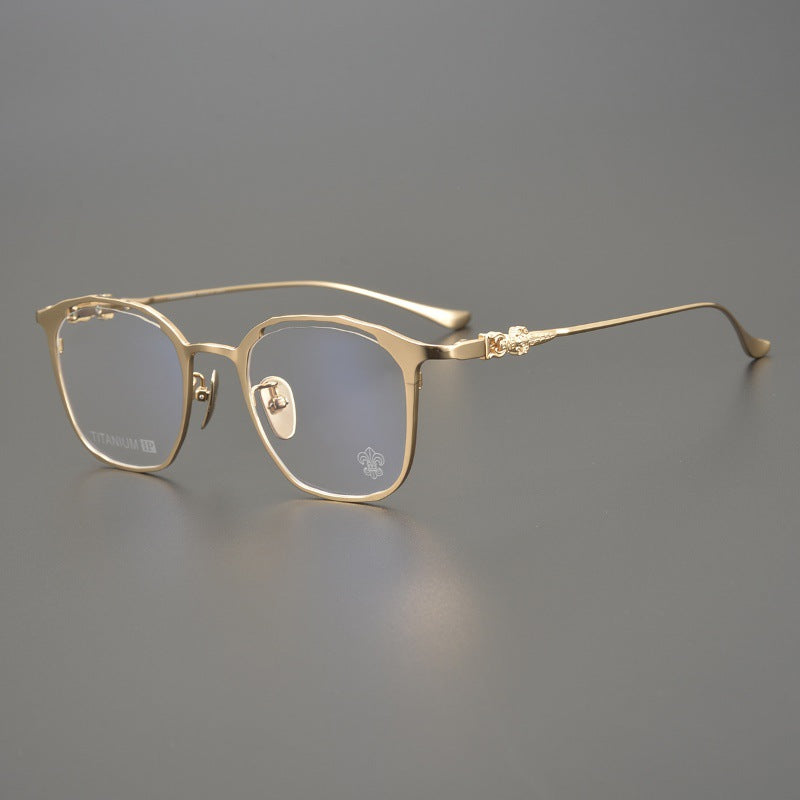 CHH Chrome Hearts Glasses Pure Titanium Ultra Light Irregular Glasses Frames
