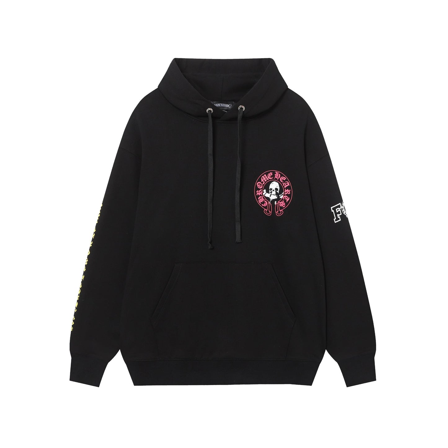 CHH Chrome Heart Hoodie Crowe CH Red Skull Horseshoe Cross Sweater