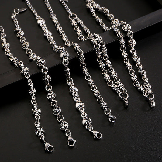 Chrome Hearts adjustable cross versatile bracelet