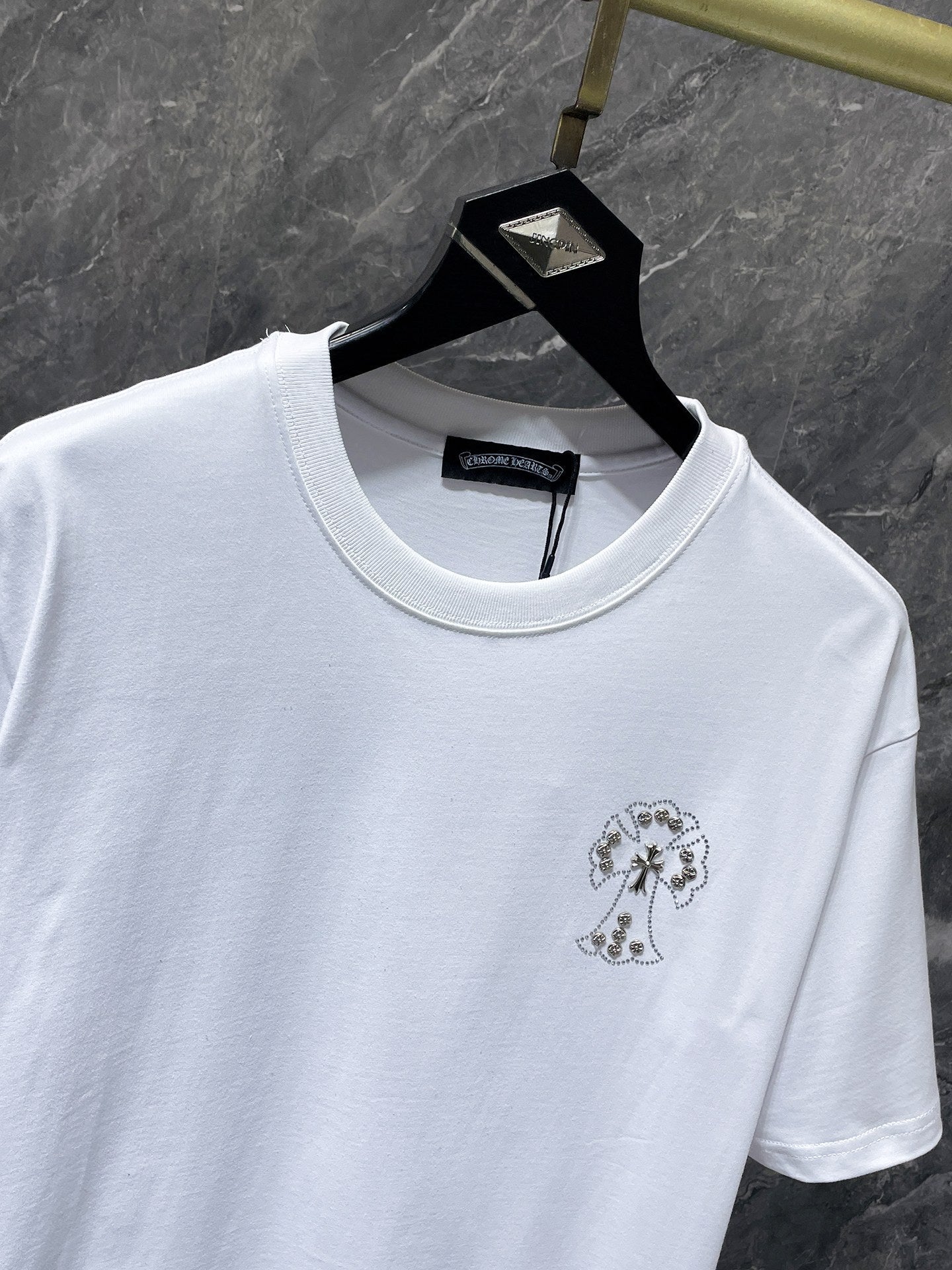 Chh Chrome Hearts T Shirts Liuding Alphabet Casual Short Sleeve T-Shirt