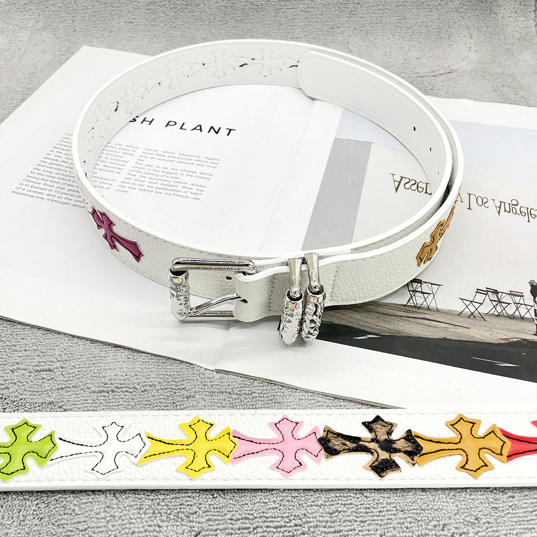 Chh Chrome Heart Belt Sacred Sword Cross Belt