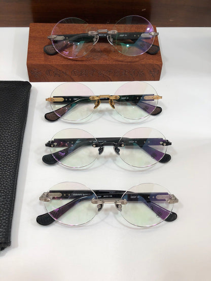 CHH Chrome Hearts Glasses Stylish and exquisite rimless glasses frame