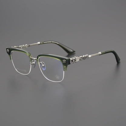 CHH Chrome Hearts Glasses Pure Titanium Eyebrow Frame Vintage Glasses Frame
