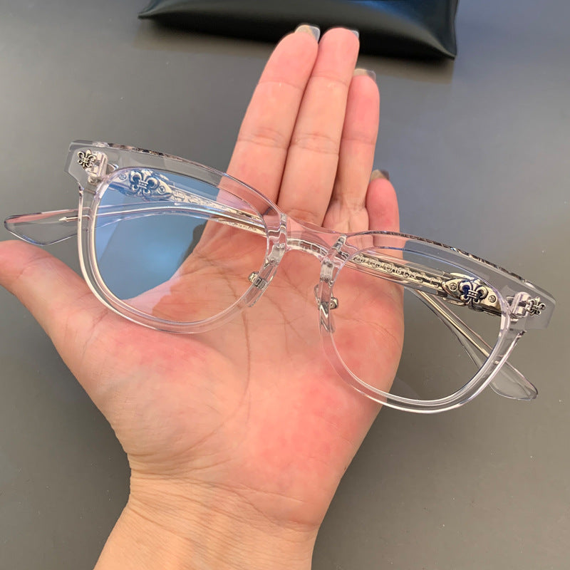CHH Chrome Hearts Glasses Plain Vintage Versatile Myopia Glasses Frame