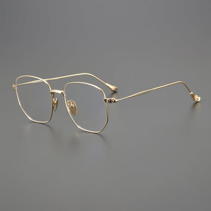 CHH Chrome Hearts Glasses Ultra Light Pure Titanium Silver Fashion Glasses Frame