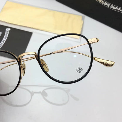 CHH Chrome Hearts Glasses Pure Titanium Exquisite Engraved Myopia Glasses Frame