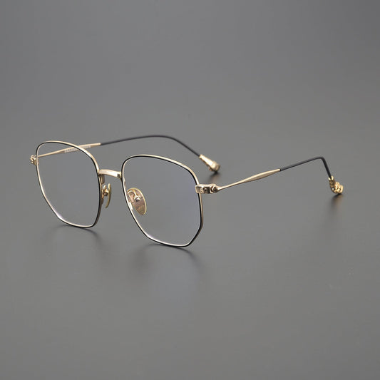 CHH Chrome Hearts Glasses Ultra Light Pure Titanium Silver Fashion Glasses Frame