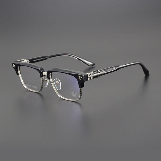 CHH Chrome Hearts Glasses Pure Titanium Cutting Engraving Process Myopia Glasses Frame
