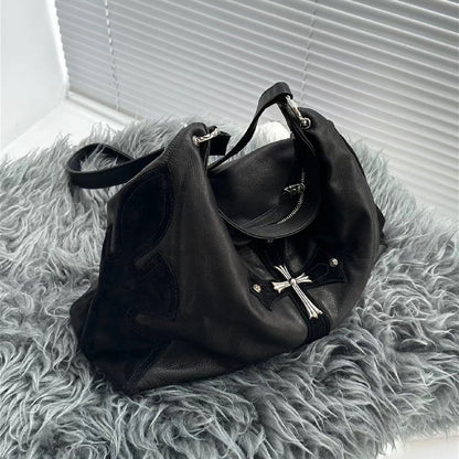 Chh Chrome Heart Leather Bag