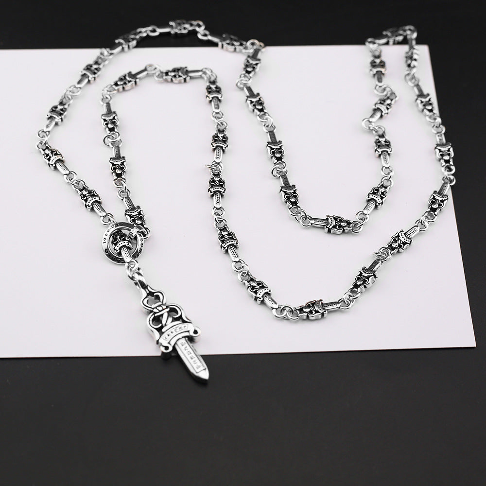 Chrome Hearts sword chain sword pendant necklace