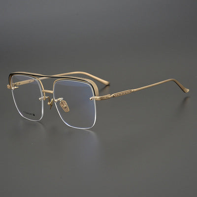 CHH Chrome Hearts Glasses Versatile Pure Titanium Square Glasses Frame
