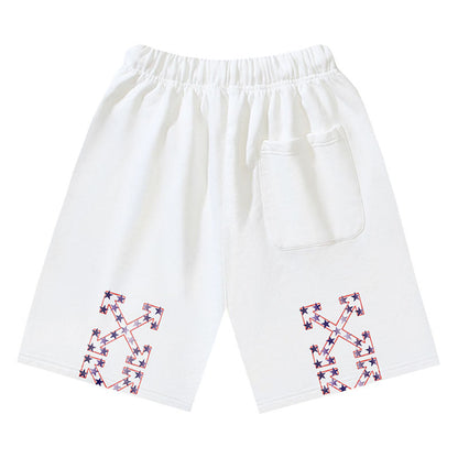 Off-White Logo Arrows Printed Shorts