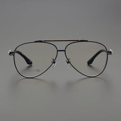 CHH Chrome Hearts Glasses Vintage Fashion Double Beam Glasses Frame