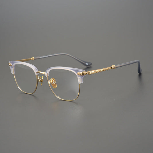 CHH Chrome Hearts Glasses Versatile Ultra Light Titanium Business Glasses Frame