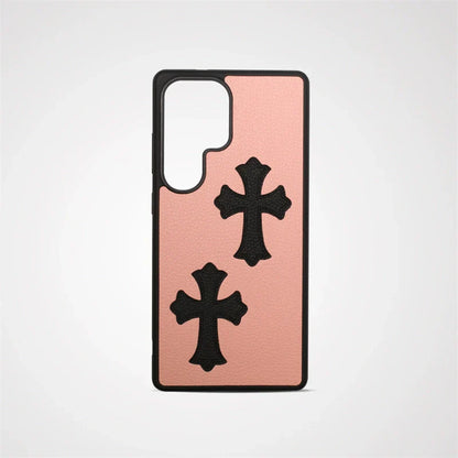 Chrome Hearts  (Multi-Color) Leather Samsung Case