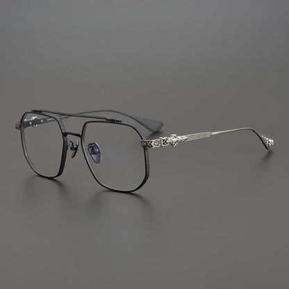 CHH Chrome Hearts Glasses Versatile Pilot Vintage Myopia Glasses Frame
