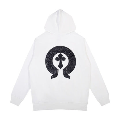 CHH Chrome Heart Hoodie Croix Sweater Diablo Cross Embroidered Zipper
