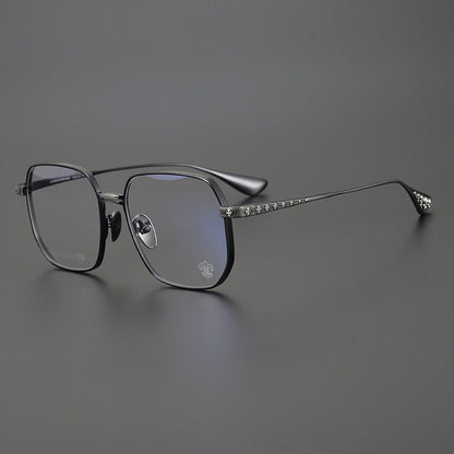 CHH Chrome Hearts Glasses Versatile pure titanium ultra-light myopia glasses frame