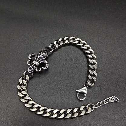 Chrome Hearts anchor retro distressed antique bracelet