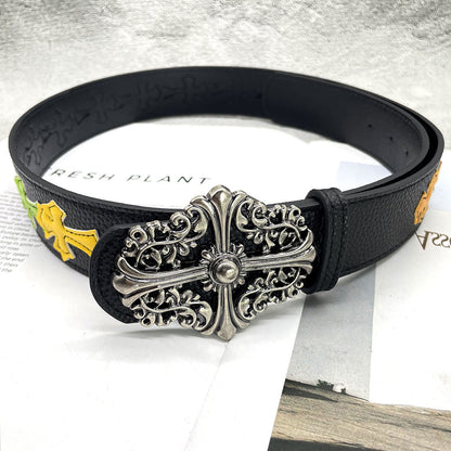 Chh Chrome Heart Belt Sacred Sword Cross Belt