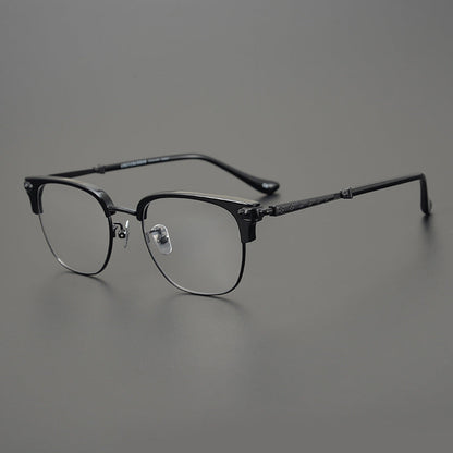 CHH Chrome Hearts Glasses Versatile Ultra Light Titanium Business Glasses Frame