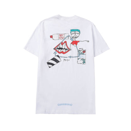 CHH Chrome Heart T Shirts Crowe Summer Short Sleeve Hip Hop Men's and Women's T-Shirts