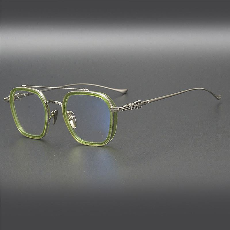 CHH Chrome Hearts Glasses Double-bridge Square Eyeglass Frames
