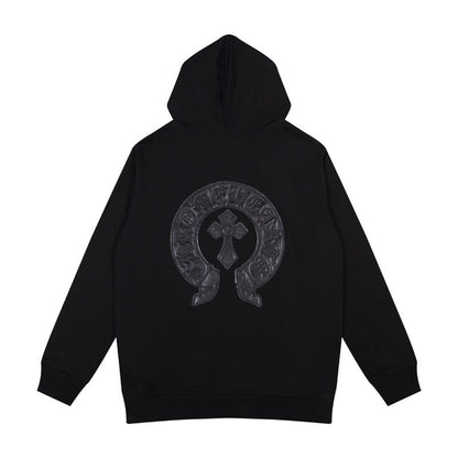 CHH Chrome Heart Hoodie Croix Sweater Diablo Cross Embroidered Zipper