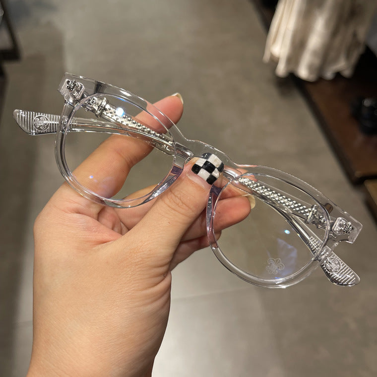 CHH Chrome Hearts Glasses Vintage Fashion Plain Myopia Glasses Frame